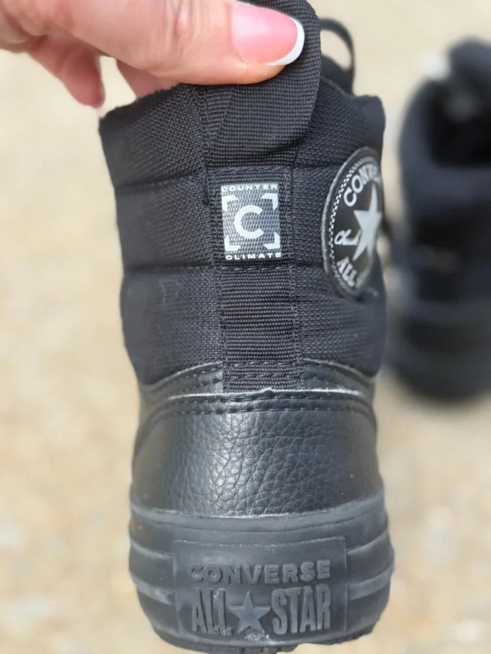 Converse Counter Climate Berkshire Boot Black Kids Size 3 Youth Gorpcore Hiker 4